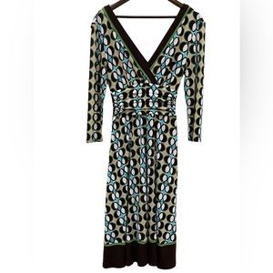 STUDIO I Multicolor V-neck Dress